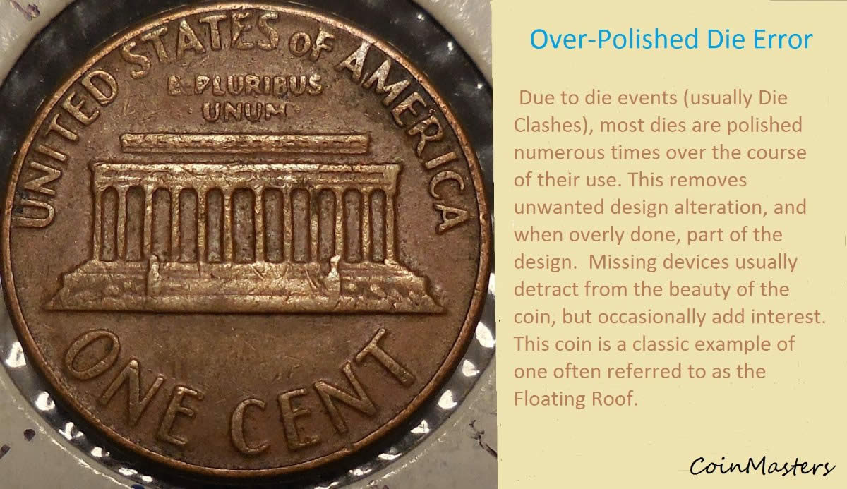 1973-D-Lincoln-Memorial-Cent-With-Over-Polished-Die-It's-A-Great-Example!
